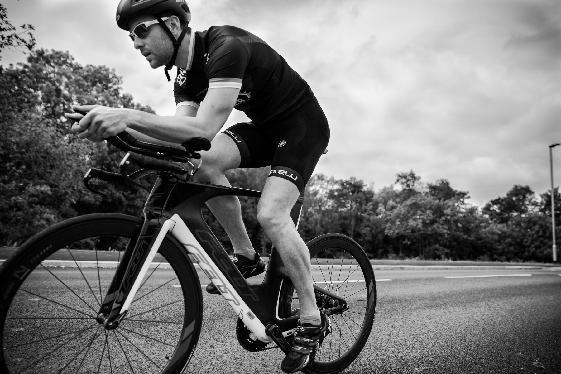 Triathlete – bike training