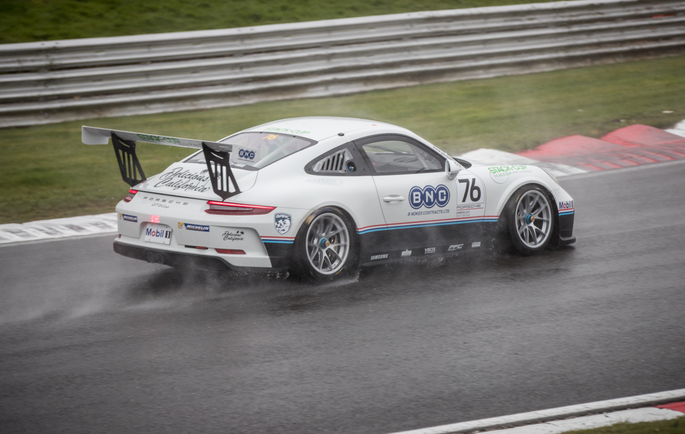 Porsche Carrera Cup supporting G-Cat Racing, with BNC